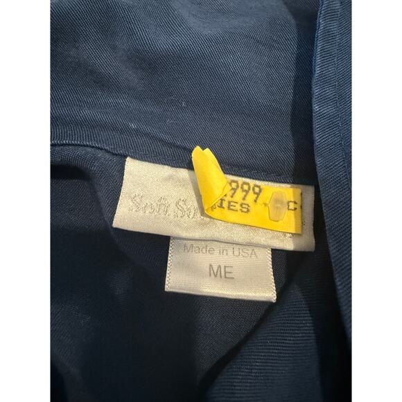 Soft‎ Surroundings Medium navy Dress Lyocell / Rayon blend Size Med - Picture 4 of 8